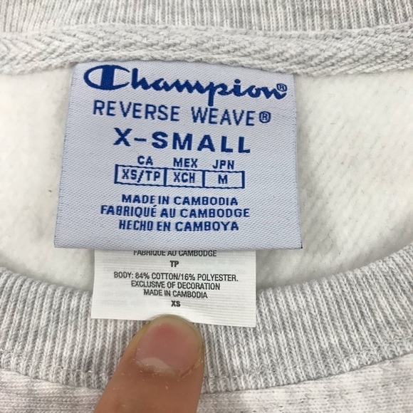 Champion Reverse Weave All Over Logo XS NWT - Picture 3 of 8